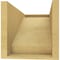 Ekena Millwork 9"W x 18"D x 9"H Wide Burlington Rough Cedar Woodgrain TimberThane Corbel, Primed Tan CORUR09X18X09BURRCPR - alternate 2